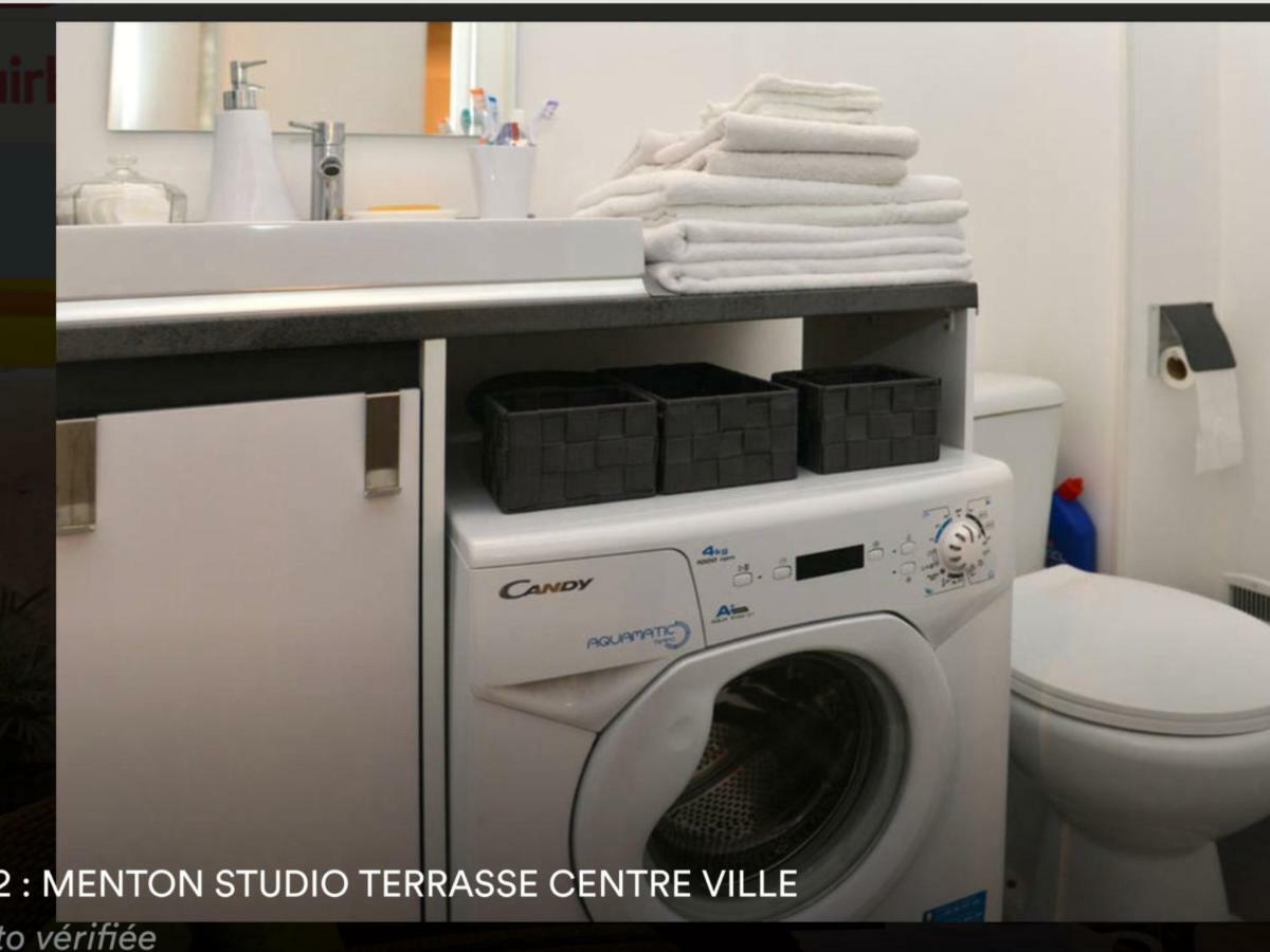 Appartement Cocon Centre Ville マントン エクステリア 写真