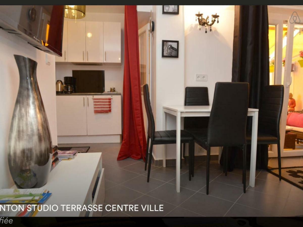 Appartement Cocon Centre Ville マントン エクステリア 写真