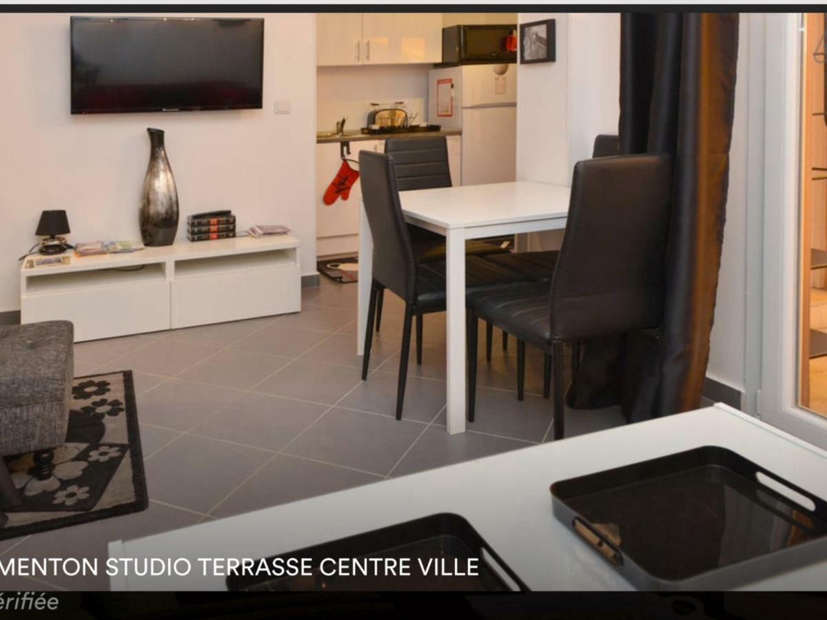 Appartement Cocon Centre Ville マントン エクステリア 写真